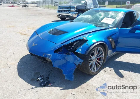 2015 Chevrolet Corvette Z06 z USA, uszkodzony, nr VIN 1G1YP2D68F5605820